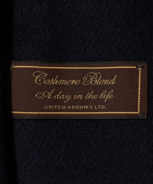 セール】カシミヤブレンド ネイビー チェスターコート＜A DAY IN THE