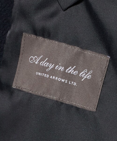 セール】カシミヤブレンド ネイビー チェスターコート＜A DAY IN THE