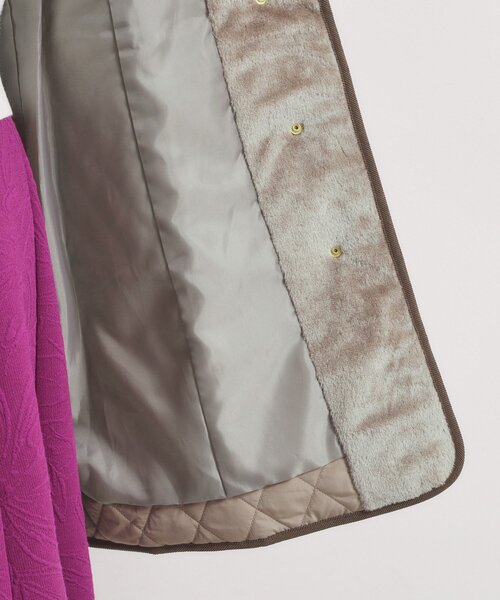 ITS'DEMO（イッツデモ）の「【撥水加工】キルトフードコート（その他アウター・レディース・ブラウン系/ブラック/アイボリー・40/38）」の22枚目の写真