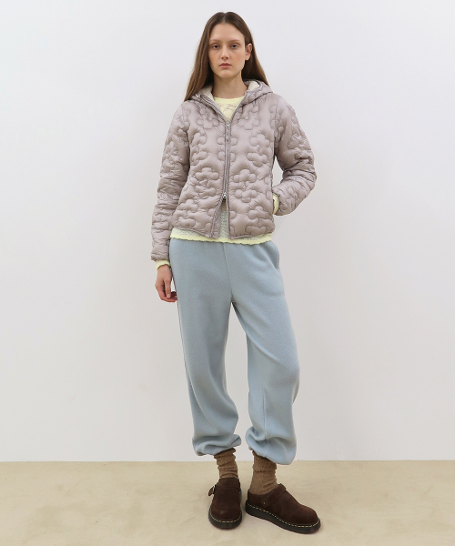 SINOON(シヌーン)の「Light Down Hoodie Jacket (Grey)(ダウンジャケット/コート・レディース・グレー・SMALL/MEDIUM)」の3枚目の写真