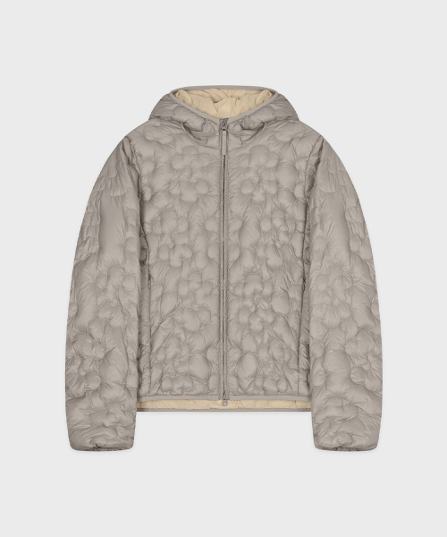 SINOON(シヌーン)の「Light Down Hoodie Jacket (Grey)(ダウンジャケット/コート・レディース・グレー・SMALL/MEDIUM)」の4枚目の写真