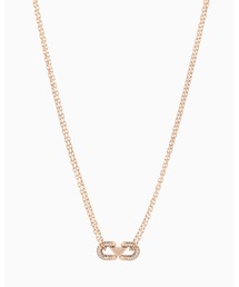 EMPORIO ARMANI | 【エンポリオ アルマーニ】IDネックレス ローズゴールドトーンブラス(ネックレス)