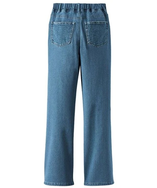 BELLUNA PLUS(ベルーナ)の「裏起毛セミフレアーデニムパンツ66丈(その他パンツ・レディース・インディゴブルー/ブラック/ライトブルー・SMALL/MEDIUM/LARGE/X-LARGE)」の9枚目の写真