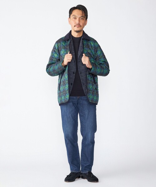 SHIPS(シップス)の「【SHIPS別注】LAVENHAM: SHIPS タータン KEDINGTON(その他アウター・メンズ・ネイビー・36/38/40)」の15枚目の写真