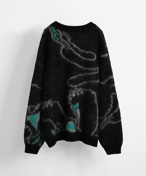 UNISEX】NEKOMATA SHAGGY KNIT/ネコマタシャギーニット（ニット 