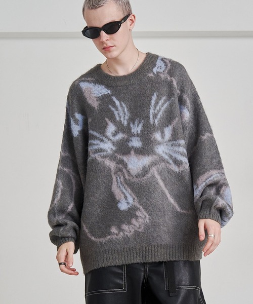 ニット/セーター juemi Genesis Shaggy Knit Shaggy Dog Sweater Ivory - Classic Fit | Men's Sweaters - J. Press