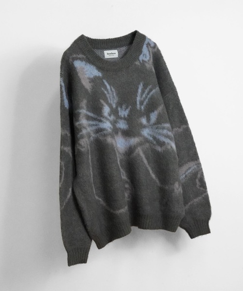 UNISEX】NEKOMATA SHAGGY KNIT/ネコマタシャギーニット（ニット