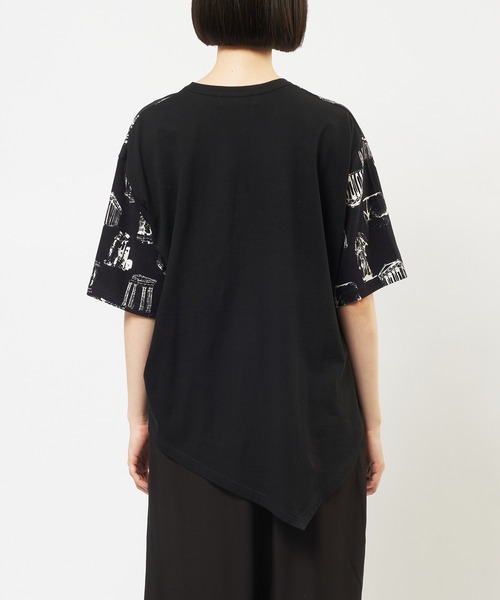 gomme(ゴム)の「パルテノンクシュドT(Tシャツ/カットソー・レディース・グレー/ブラック/ホワイト・MEDIUM)」の16枚目の写真