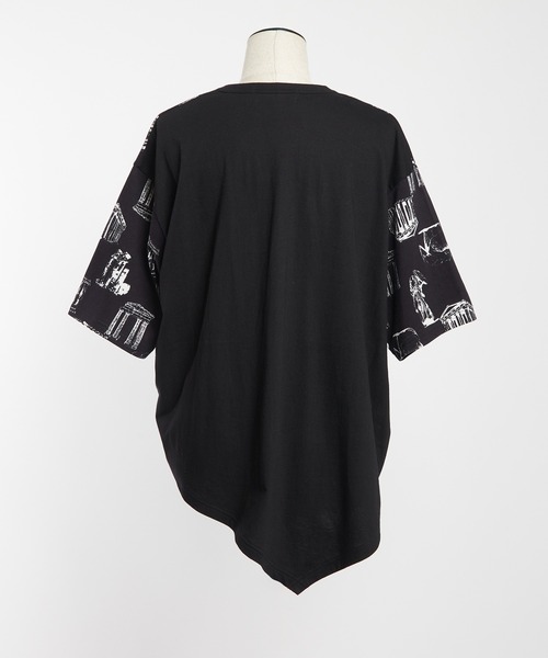 gomme(ゴム)の「パルテノンクシュドT(Tシャツ/カットソー・レディース・グレー/ブラック/ホワイト・MEDIUM)」の19枚目の写真