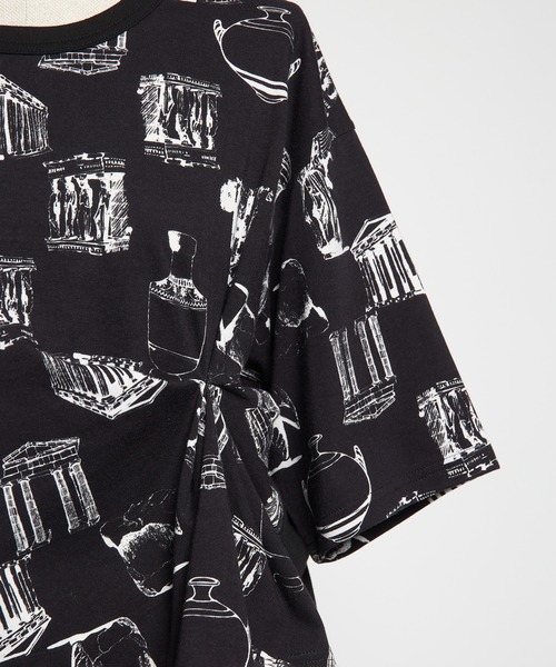 gomme(ゴム)の「パルテノンクシュドT(Tシャツ/カットソー・レディース・グレー/ブラック/ホワイト・MEDIUM)」の22枚目の写真