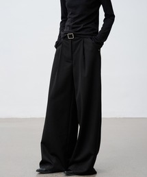 OLD TIMES（オールドタイムズ）の「【tageechita】ボリュームストレートワイドスラックス（スラックス）」