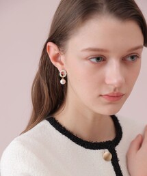 ANAYI（アナイ）の「【Eternal Line 2026】パールビジューサークルイヤリング（イヤリング）」