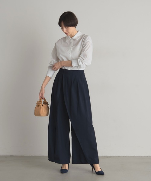 &. NOSTALGIA(アンドドットノスタルジア)の「クロスオーバーパンツ(その他パンツ・レディース・ネイビー/ブラウン・M)」の16枚目の写真