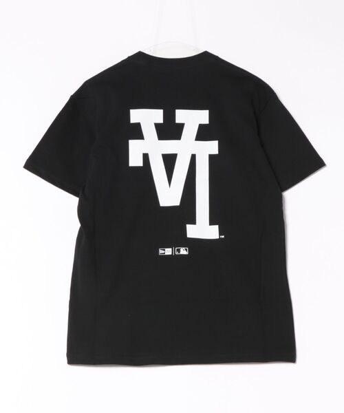 NEW ERA(ニューエラ)の「ニューエラ 半袖Tシャツ LAアップサイドダウン MLB(Tシャツ/カットソー・メンズ・ブラック/ホワイト・XXL/XL/L/M/S)」の3枚目の写真