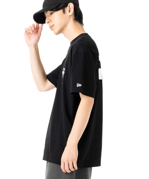 NEW ERA(ニューエラ)の「ニューエラ 半袖Tシャツ LAアップサイドダウン MLB(Tシャツ/カットソー・メンズ・ブラック/ホワイト・XXL/XL/L/M/S)」の7枚目の写真