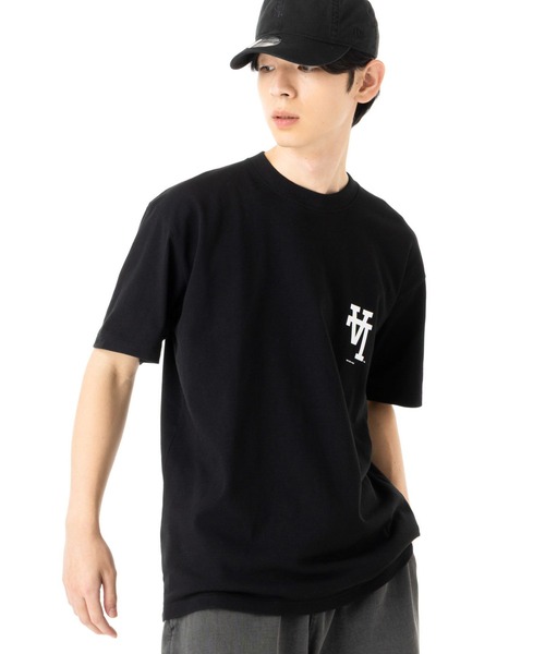 NEW ERA(ニューエラ)の「ニューエラ 半袖Tシャツ LAアップサイドダウン MLB(Tシャツ/カットソー・メンズ・ブラック/ホワイト・XXL/XL/L/M/S)」の5枚目の写真