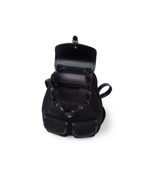 JESTINA(ジェイエスティナ)の「MAY キャンバス SMバックパック BK (JHNCHB4BS220BK270)(バックパック/リュック・レディース・ブラック・FREE)」の6枚目の写真