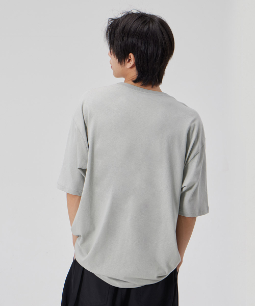 ASTRAL PROJECTION（アストラルプロジェクション）の「コットンルーズフィット半袖Tシャツ_ダスティミント（Tシャツ/カットソー・メンズ・その他・X-LARGE/XX-LARGE/LARGE/MEDIUM）」の5枚目の写真