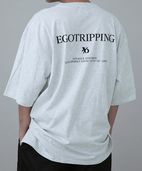 EGO TRIPPING（エゴトリッピング）の「mt10120- PRINTTEE -B short Tシャツ(666607)（Tシャツ/カットソー・メンズ・ブラック/アッシュ/ホワイト・46/48/50）」の3枚目の写真