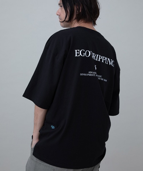 EGO TRIPPING（エゴトリッピング）の「mt10120- PRINTTEE -B short Tシャツ(666607)（Tシャツ/カットソー・メンズ・ブラック/アッシュ/ホワイト・46/48/50）」の2枚目の写真