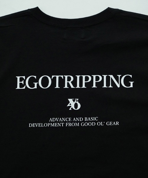 EGO TRIPPING（エゴトリッピング）の「mt10120- PRINTTEE -B short Tシャツ(666607)（Tシャツ/カットソー・メンズ・ブラック/アッシュ/ホワイト・46/48/50）」の8枚目の写真