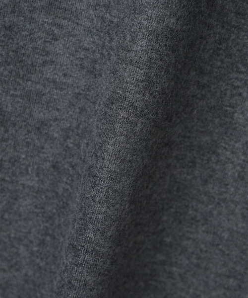 A/C DESIGN BY ALPHA CUBIC（エーシーデザインバイアルファキュービック）の「リブ切り替えハイネックニットワンピース【ポケットあり】（ワンピース・レディース・チャコールグレー/ブラック・M/L）」の20枚目の写真