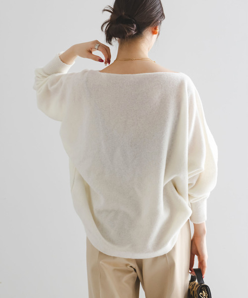 WEB限定カラー・追加4》ファインウールドルマンプルオーバー（ニット