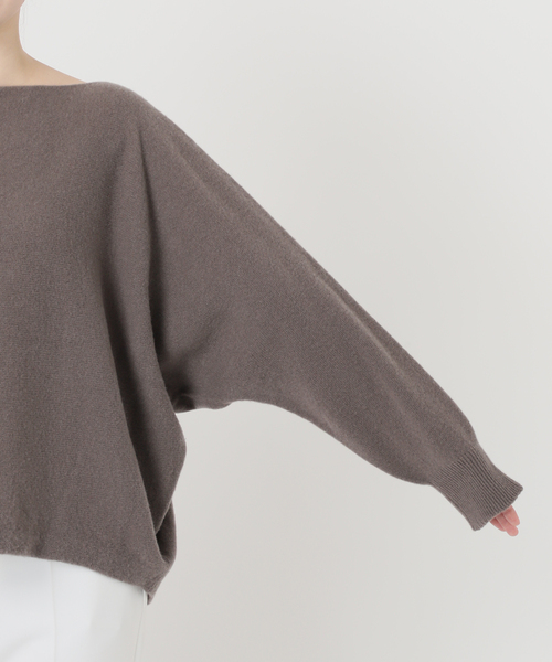 WEB限定カラー・追加4》ファインウールドルマンプルオーバー（ニット