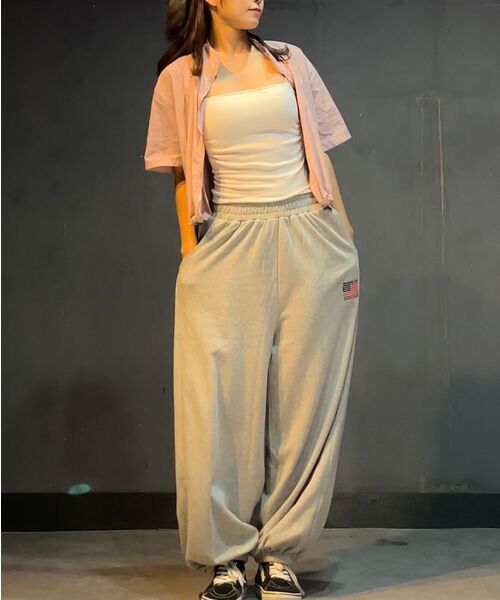 RESPECT（リスペクト）の「running usa athletic club sweat pants (grey)（スウェットパンツ・メンズ・その他・LARGE/MEDIUM）」の8枚目の写真