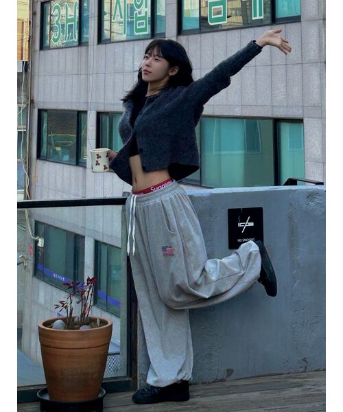 RESPECT（リスペクト）の「running usa athletic club sweat pants (grey)（スウェットパンツ・メンズ・その他・LARGE/MEDIUM）」の12枚目の写真