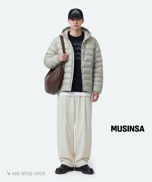 MUSINSA STANDARD（ムシンサスタンダード）の「[シティレジャー] フードパーカ ライトダウンジャケット [ピスタチオ]（ダウンジャケット/コート・レディース・その他・XX-LARGE/MEDIUM/X-LARGE/LARGE/SMALL）」の10枚目の写真