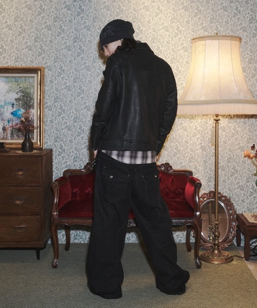 INTER FACTORY（インターファクトリー）の「takumu（MUU STUDIO） - Western ombre check shirt / ウエスタンオンブレチェックシャツ（シャツ/ブラウス・メンズ・イエロー/ブラック・3/2）」の16枚目の写真