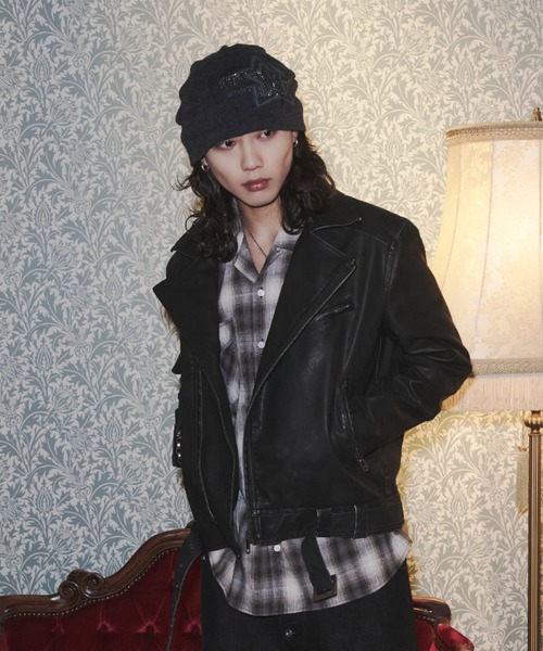 INTER FACTORY（インターファクトリー）の「takumu（MUU STUDIO） - Western ombre check shirt / ウエスタンオンブレチェックシャツ（シャツ/ブラウス・メンズ・イエロー/ブラック・3/2）」の6枚目の写真