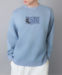 SPINNS（スピンズ）の「ひげおじさんフェイクスエードスウェット/ロゴ/刺繍（スウェット）」