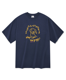 パッピー半袖Tシャツネイビー