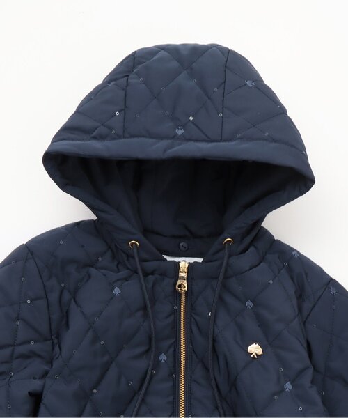 スペードキルトフードジャケット（ブルゾン）｜kate spade new york