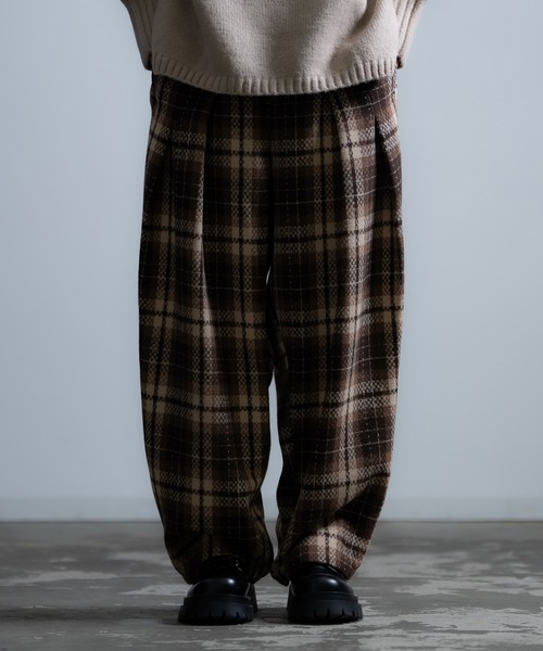 improves（インプローブス）の「チェック ワイドパンツ（スラックス・メンズ・C/A・MEDIUM/SMALL/LARGE）」の16枚目の写真