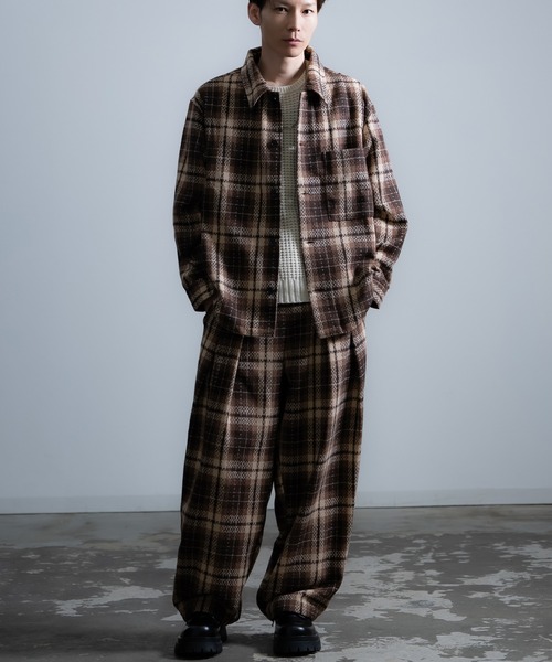 improves（インプローブス）の「チェック ワイドパンツ（スラックス・メンズ・C/A・MEDIUM/SMALL/LARGE）」の7枚目の写真