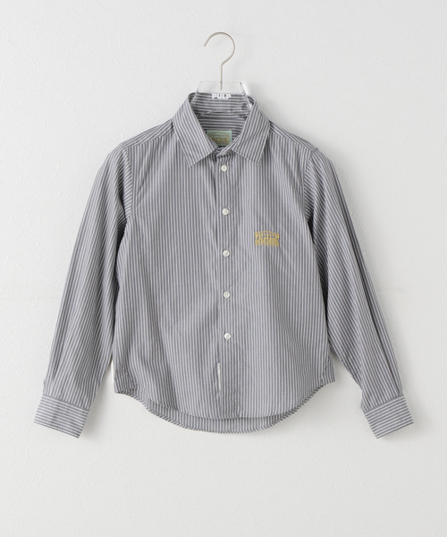 ARIES(アリーズ)の「ARIES / アリーズ STRIPE POPLIN CLASSIC SHIRT(シャツ/ブラウス・レディース・グレー・FREE)」の1枚目の写真