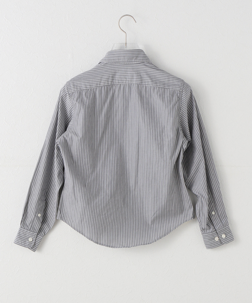 ARIES(アリーズ)の「ARIES / アリーズ STRIPE POPLIN CLASSIC SHIRT(シャツ/ブラウス・レディース・グレー・FREE)」の2枚目の写真
