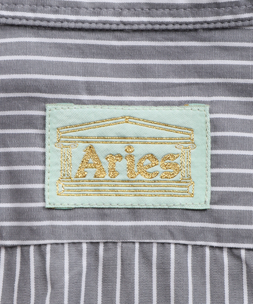 ARIES(アリーズ)の「ARIES / アリーズ STRIPE POPLIN CLASSIC SHIRT(シャツ/ブラウス・レディース・グレー・FREE)」の5枚目の写真