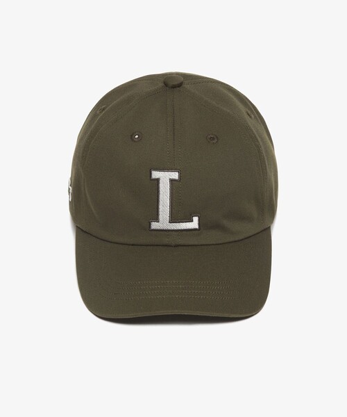 LACOSTE(ラコステ)の「コットンツイルLロゴキャップ(キャップ・メンズ・ブラック/ネイビー/ベージュ/ブラウン/モスグリーン/ホワイト・58cm)」の5枚目の写真