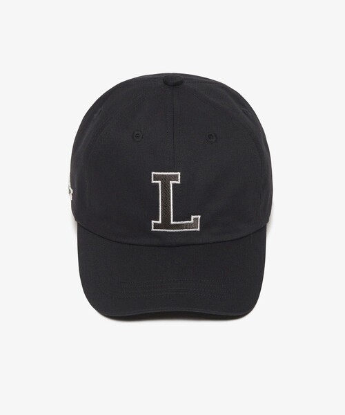 LACOSTE(ラコステ)の「コットンツイルLロゴキャップ(キャップ・メンズ・ブラック/ネイビー/ベージュ/ブラウン/モスグリーン/ホワイト・58cm)」の3枚目の写真
