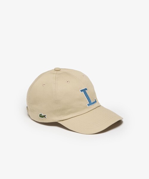LACOSTE(ラコステ)の「コットンツイルLロゴキャップ(キャップ・メンズ・ブラック/ネイビー/ベージュ/ブラウン/モスグリーン/ホワイト・58cm)」の16枚目の写真
