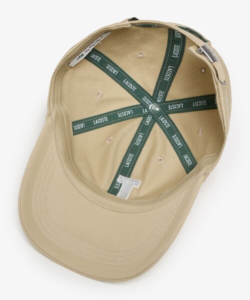 LACOSTE(ラコステ)の「コットンツイルLロゴキャップ(キャップ・メンズ・ブラック/ネイビー/ベージュ/ブラウン/モスグリーン/ホワイト・58cm)」の18枚目の写真