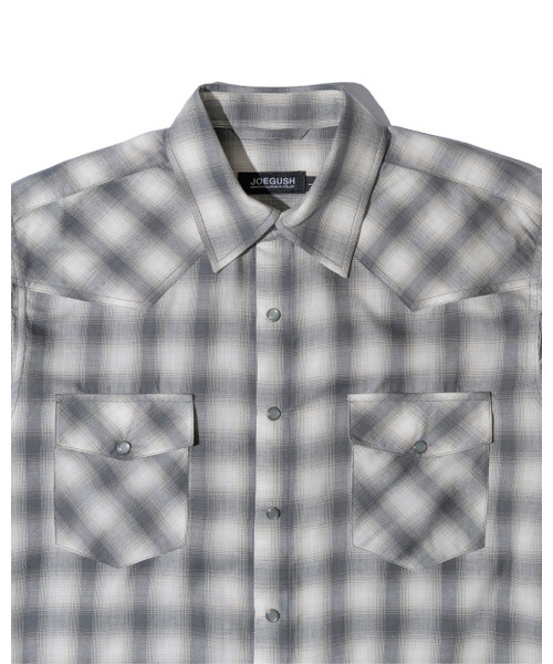 JOEGUSH（ジョーガッシュ）の「Kurt 3 Flannel Shirt (Grey)（シャツ/ブラウス・メンズ・その他・MEDIUM/LARGE）」の4枚目の写真