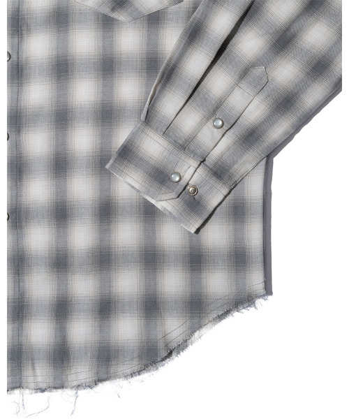JOEGUSH（ジョーガッシュ）の「Kurt 3 Flannel Shirt (Grey)（シャツ/ブラウス・メンズ・その他・MEDIUM/LARGE）」の6枚目の写真