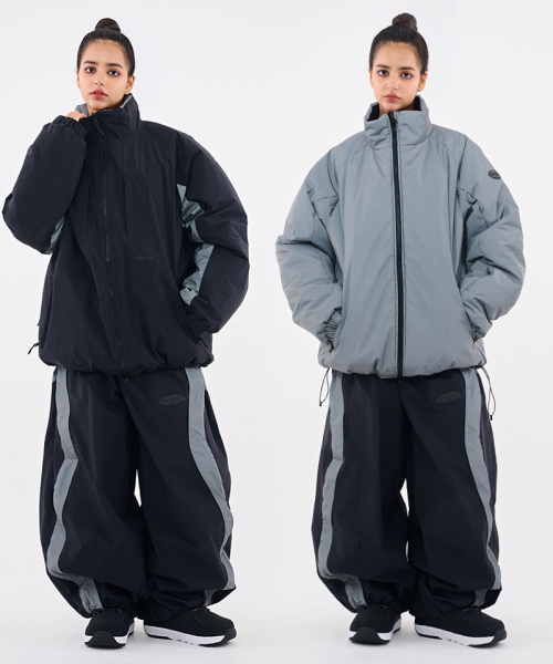 DOLL OUTERWEAR（ドラ アウターウェア）の「[DOLL x DUMDIDUM] 2526 リバーシブルティロパディングジャケット&パンツセット BLACK 男女共用（セットアップ・レディース・その他・SMALL/MEDIUM/LARGE/X-LARGE）」の11枚目の写真