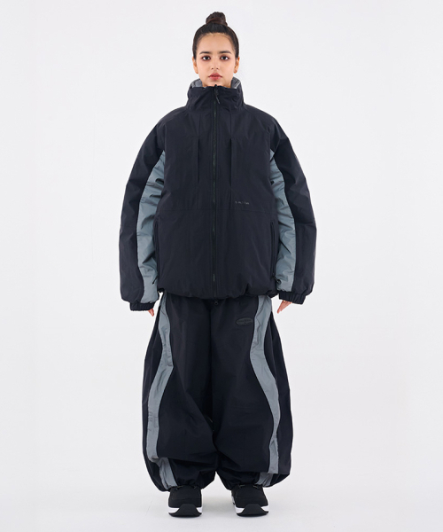 DOLL OUTERWEAR（ドラ アウターウェア）の「[DOLL x DUMDIDUM] 2526 リバーシブルティロパディングジャケット&パンツセット BLACK 男女共用（セットアップ・レディース・その他・SMALL/MEDIUM/LARGE/X-LARGE）」の3枚目の写真