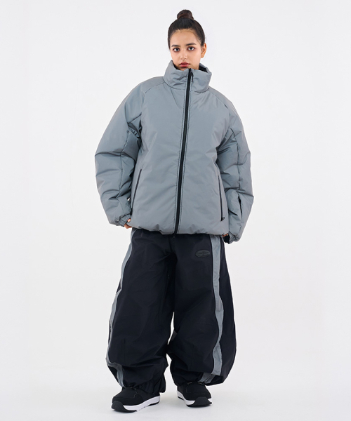 DOLL OUTERWEAR（ドラ アウターウェア）の「[DOLL x DUMDIDUM] 2526 リバーシブルティロパディングジャケット&パンツセット BLACK 男女共用（セットアップ・レディース・その他・SMALL/MEDIUM/LARGE/X-LARGE）」の6枚目の写真